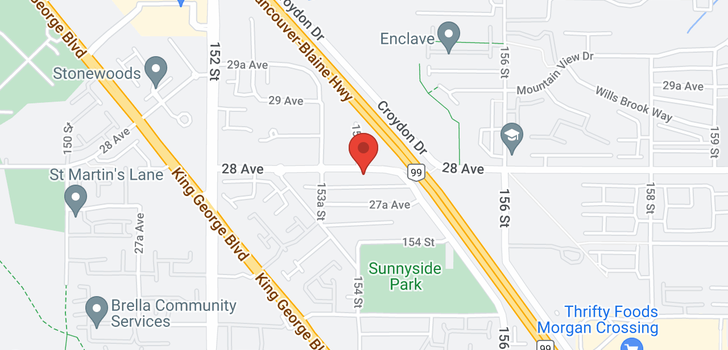 map of 15408 28 AVENUE
